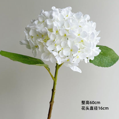 Stunning Princess Hydrangea Artificial Flowers for Elegant Living Room and Dining Table Décor – 3D Printed Floral Arrangements Perfect for Wedding Aisle Decorations and Special Events