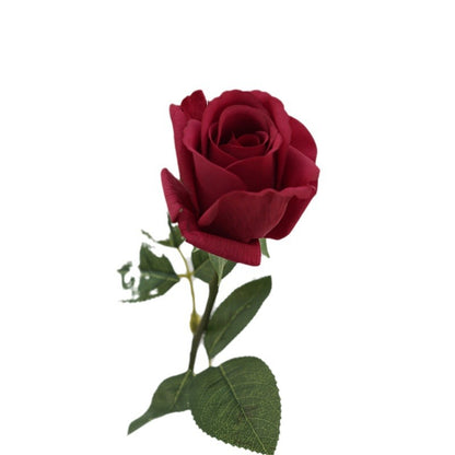 Realistic Touch Hydrating Faux Single Rose - Perfect for Home Decor, Weddings, and Bridal Bouquets - Stunning Kate Rose for Lasting Beauty