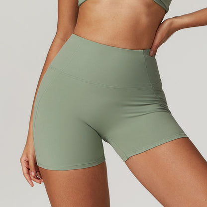 High Waisted Butt Lifting Yoga Shorts for Women Tummy Control Running and Gym Tight Fitness Shorts 8796 for Workouts and Daily Wear