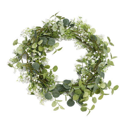 Realistic Artificial Vine with Eucalyptus and Money Plant Leaves - Perfect for Home Decor, Weddings, and Event Styling