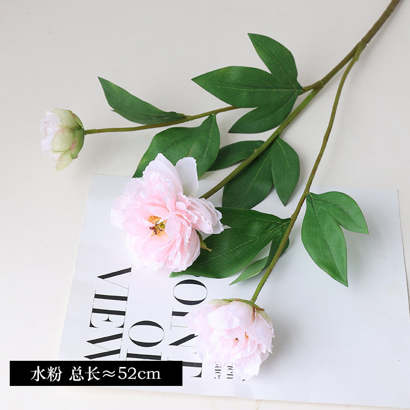 High-Quality Artificial Peony Flowers for Living Room Decor – Elegant Floral Arrangements, Perfect Home Accents for Photography Props and Stylish Decor