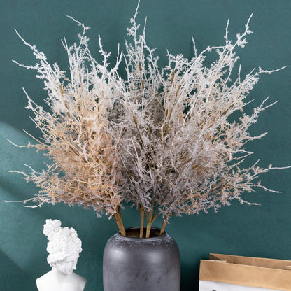 Realistic Faux Fern and Root Grass Decor – Trendy INS-Style Artificial Flowers for Home and Wedding Decoration - MW09105