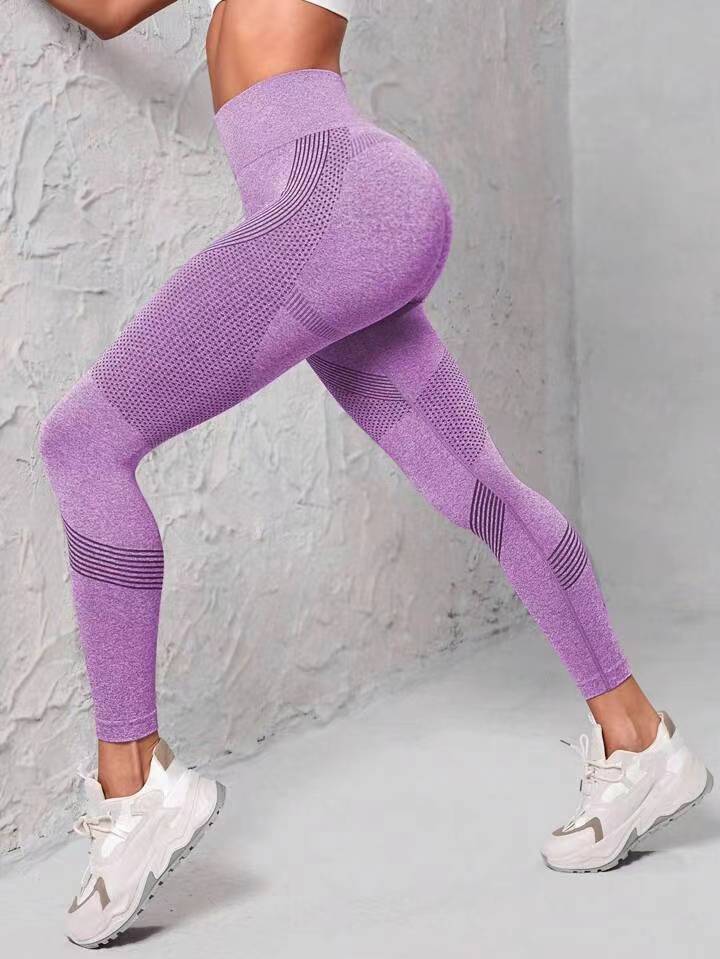 High Waisted Seamless Butt Lifting Yoga Leggings for Running Workout and Fitness for Sculpting Your Peachy Derriere