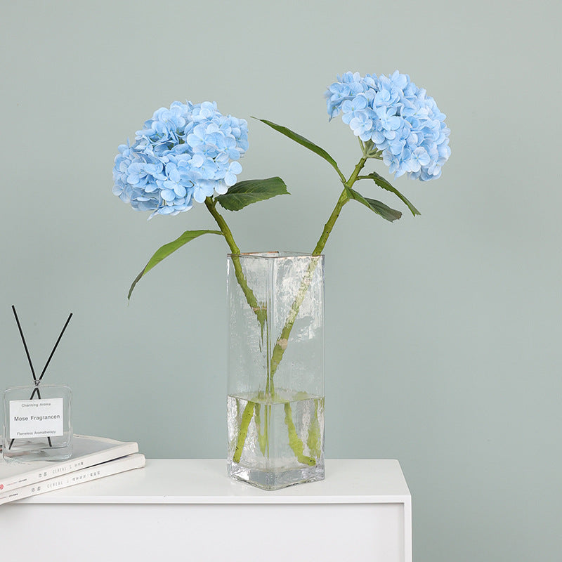 Realistic Touch Hydrangea Artificial Flowers for Home Decor - Perfect for Living Room Arrangements, Weddings, and Photography Props