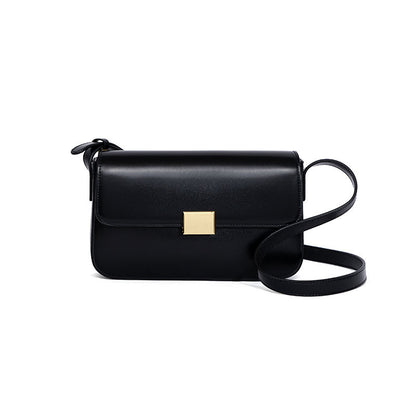 Elegant Candy Colored Luxury Women's Leather Shoulder Bag Versatile Small Square Crossbody Purse for Every Occasion