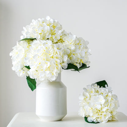 Lifelike Hydrangea Silk Flowers - Soft to the Touch, Moisture-Resistant, Perfect for Wedding Decor and Home Accents - Elegant Faux Floral Arrangement for Living Room Centerpieces