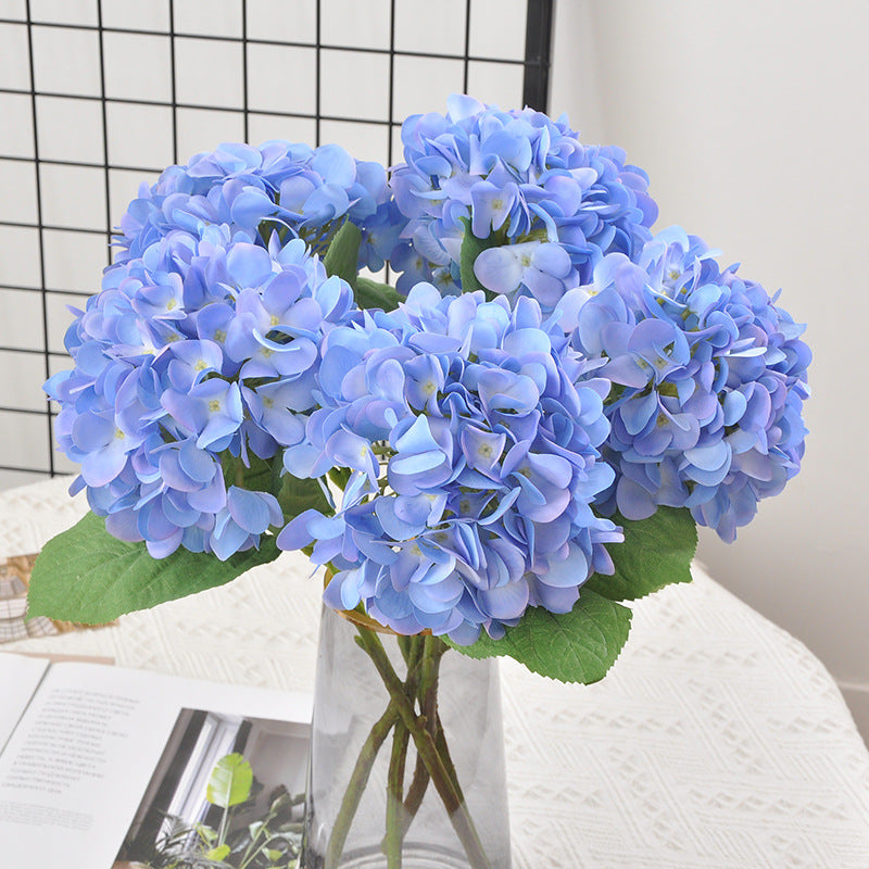 Luxurious Touch & Moisture-Proof Artificial Hydrangea Flowers for Home Decor – Perfect for Weddings, Events, and Hotel Beautification