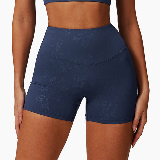 High Waisted Compression Yoga Shorts for Women Tummy Control Butt Lifting Athletic Running Shorts with Breathable Fabric for Comfort and Performance