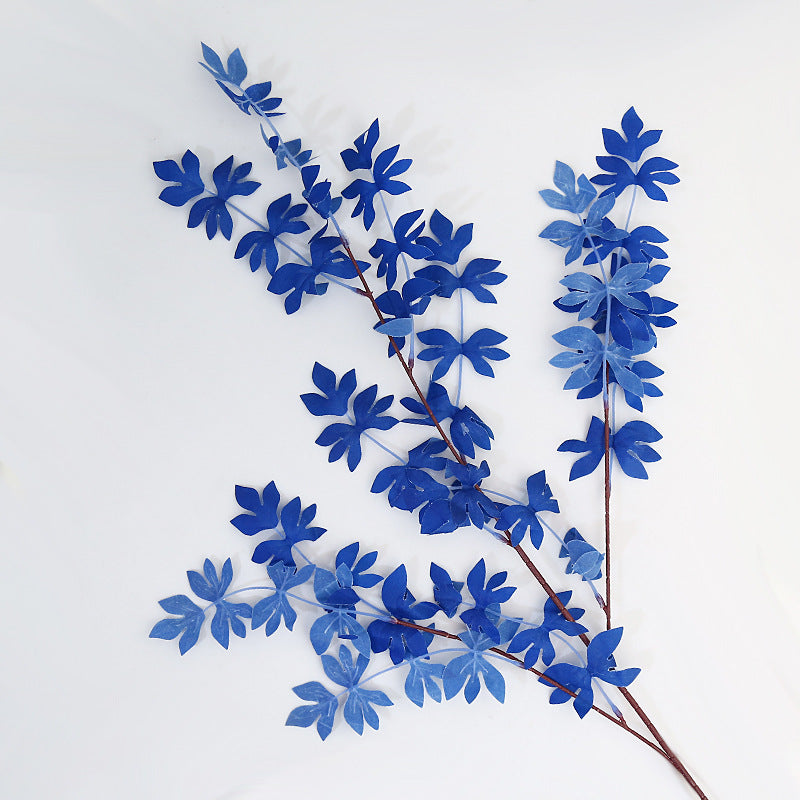 Realistic Artificial Beauty Leaf Wedding Decoration with Hanging Branches and Foliage - Ideal for Photography Props and Floral Arrangements