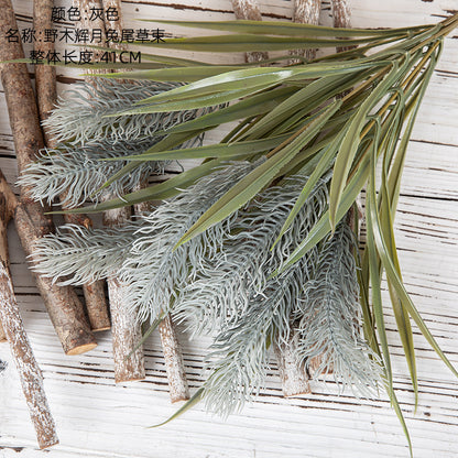 Rabbit Tail Grass Lavender Bouquet - Stunning Fake Flower Home Decor for Weddings and Events | MW85006 - Perfect for INS Aesthetic Vibes