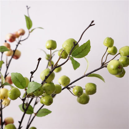 High-Quality Realistic Artificial Flower Small Apple Decor - Perfect for Home, Hotel, and Restaurant Table Settings & Photography Props