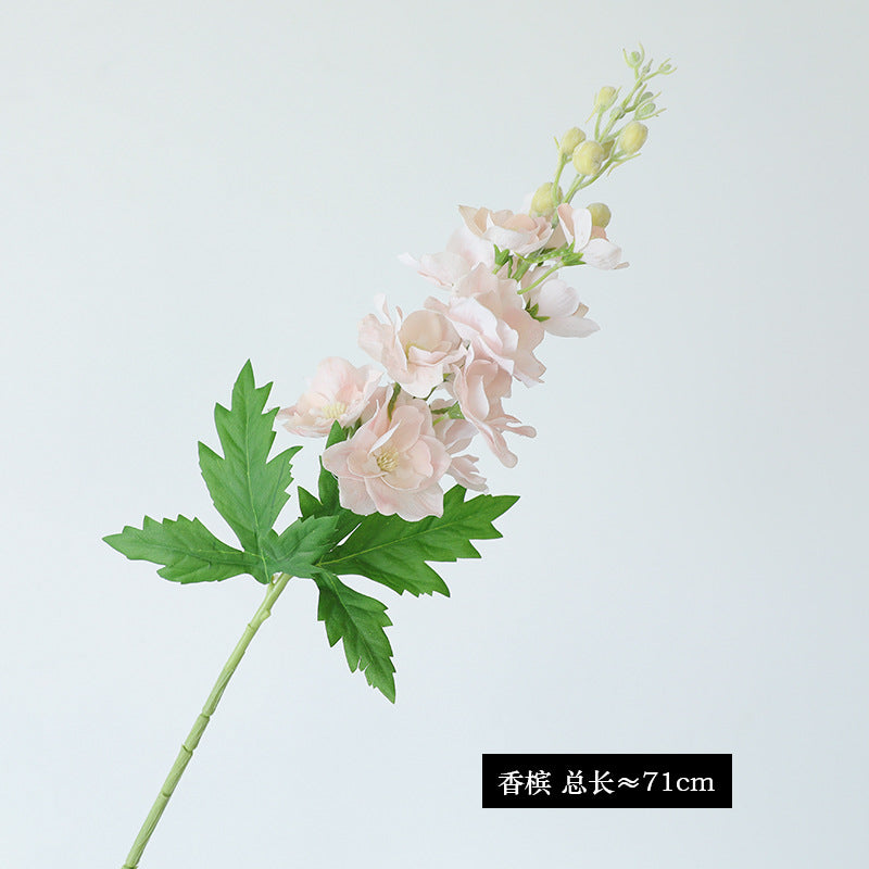 Luxurious Moisturizing  Delphinium Artificial Flowers - Perfect Wedding Aisle Decorations, Home Décor for Living Rooms, and Exquisite Hyacinth Design