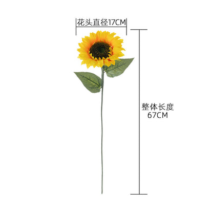 Stunning Realistic Sunflower Faux Flowers for Home Decor and Wedding Celebrations | Perfect for Year-Round Decoration | Model MW33711