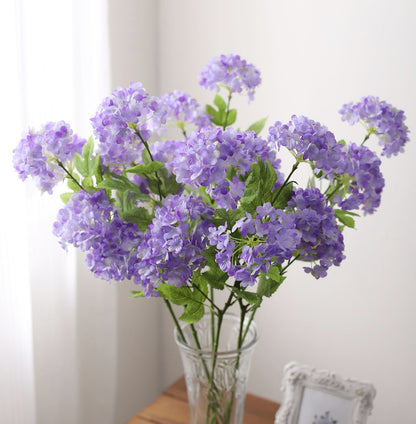 Realistic Hydrangea Bouquet – Stunning Faux Flower Arrangement for Home and Living Room Décor