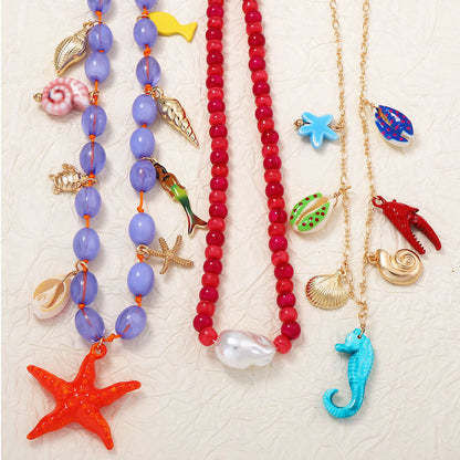 Summer Vacation Ocean-Inspired Layered Necklace for Women – Versatile, Stylish, and Perfect for Any Outfit