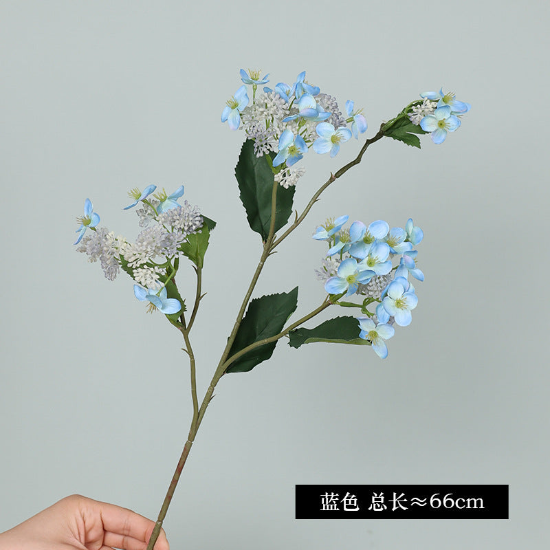 Realistic Single Stem Hydrangea Table Centerpiece - Perfect for Hotels, Event Decor, Weddings, and Celebrations - Artificial Flower Centerpieces for Lasting Beauty