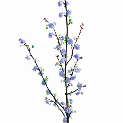 Single Stem Lucky Plum Blossom Artificial Flowers - Elegant Decor for Home and Floral Arrangements - Perfect for Festive Occasions and Everyday Use