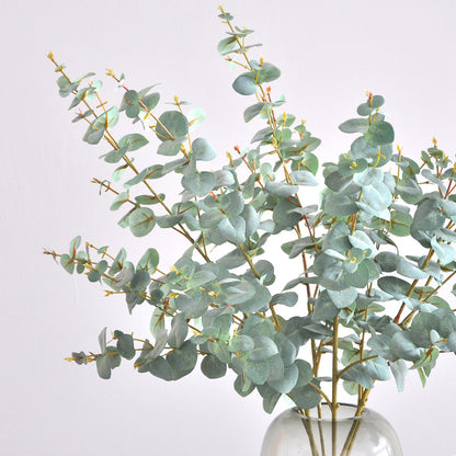 Lifelike Nordic Style Eucalyptus Leaves Decorative Green Plants - Perfect for Home Decor, Weddings, and Special Occasions