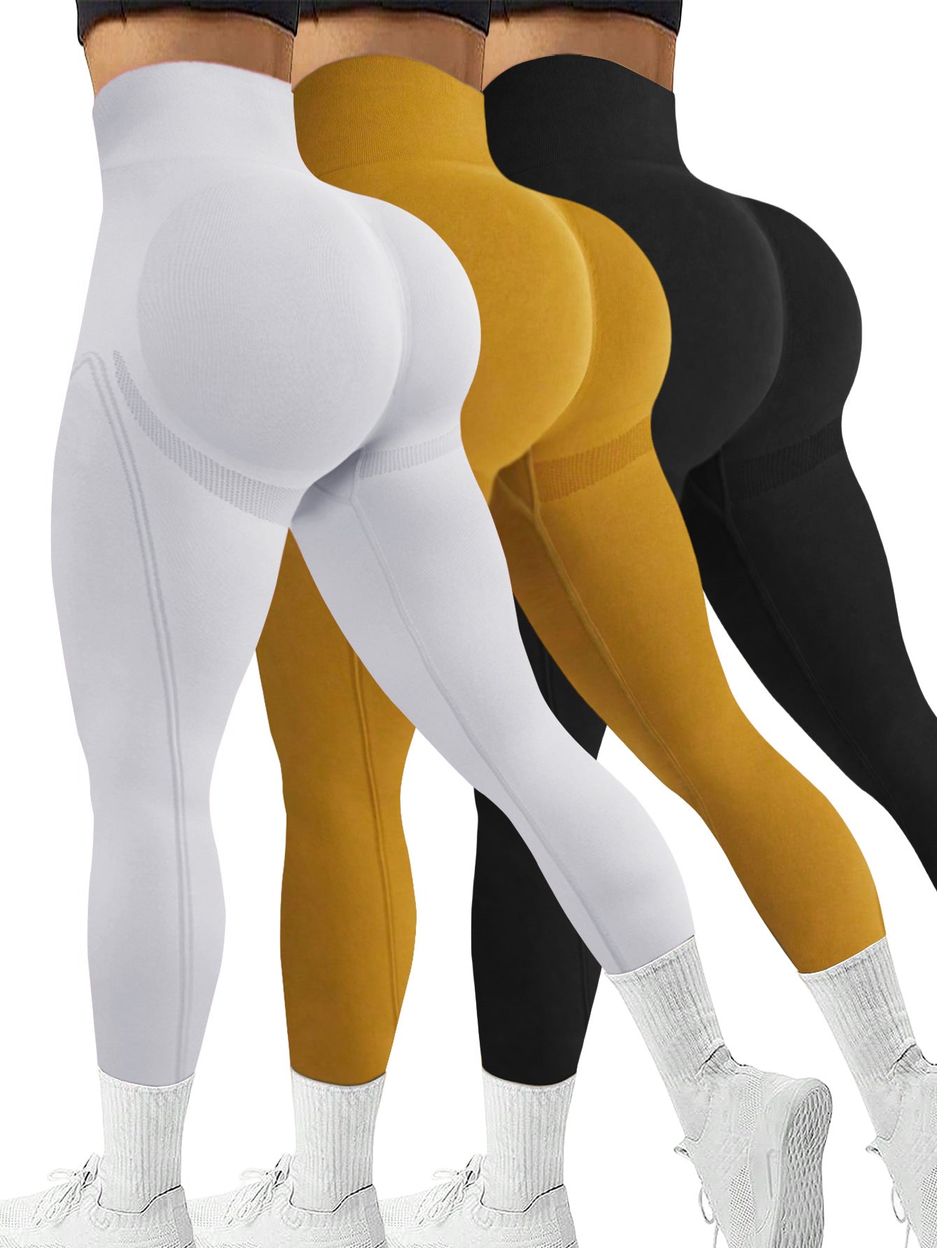 High Waisted Yoga Pants for Women Ultra Stretch Quick Dry Butt Lifting Leggings Ideal for Running Workouts and Gym Sessions