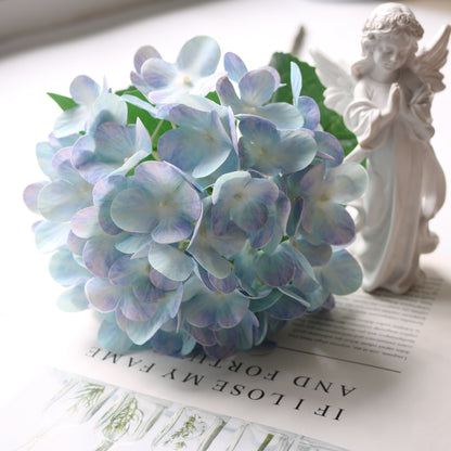 Lifelike Touch 3D Printed Large Hydrangea Faux Flower for Elegant Home Decor - Perfect for Living Room, Dining Table, and Coffee Table Centerpiece or Photography Prop