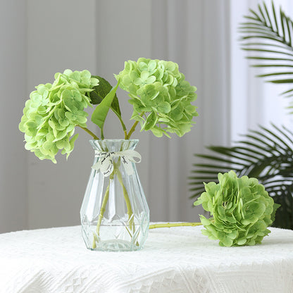 Lifelike 3D Fabric Hydrangea Bouquet – Artificial Floral Decoration for Homes and Hotels, Perfect for Weddings and New Home Decor