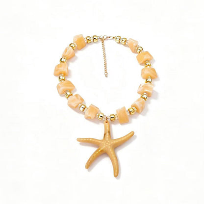 Unique Designer Summer Ocean-Inspired Colorful Pendant Necklace for Women - Perfect for Vacation Vibes and Everyday Wear