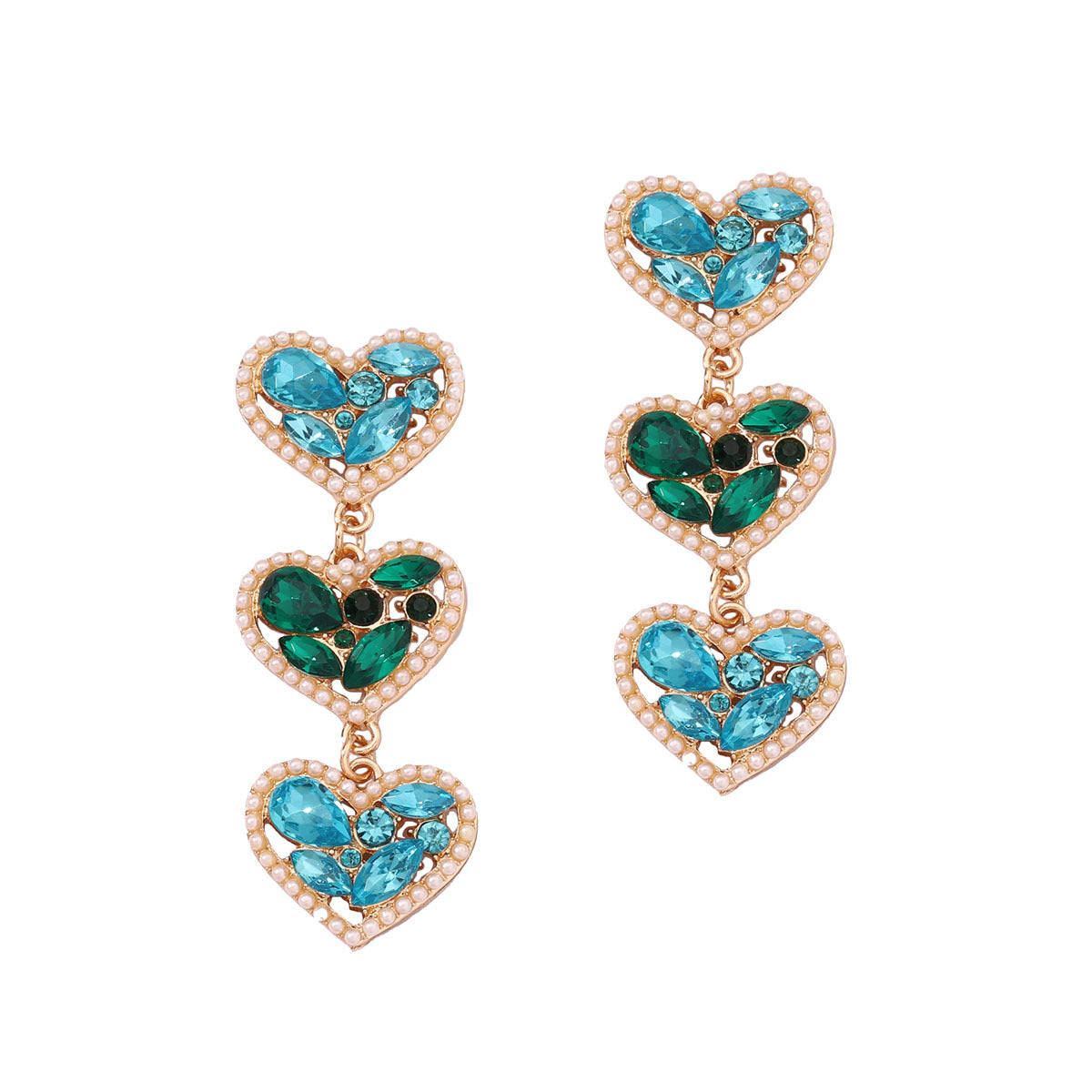 Chic Heart-Shaped Lightweight Luxury Earrings | Unique, Playful, and Versatile Statement Accessories for Every Occasion