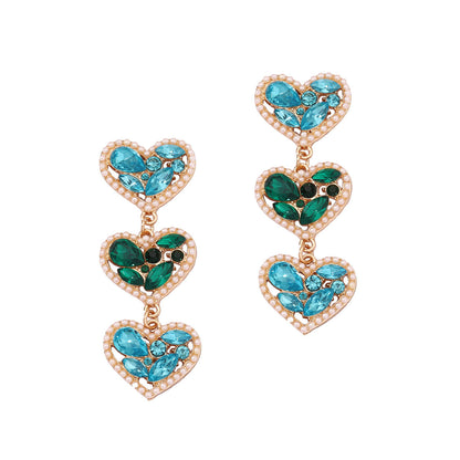 Chic Heart-Shaped Lightweight Luxury Earrings | Unique, Playful, and Versatile Statement Accessories for Every Occasion
