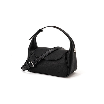 Luxury Genuine Grain Leather Limited Edition Tote Bag Pillow Design Handbag for Women Versatile Shoulder and Crossbody Use