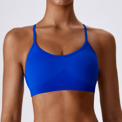 Seamless Quick Dry Yoga Sports Bra for Comfort for Running Gym and Fitness Training Back Design for Enhanced Support Model 7137