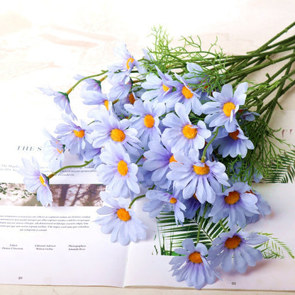 Charming Faux Daisy Chamomile Flowers - Perfect for Fresh Room Décor, Wedding Celebrations, and Stunning Photography Backdrops