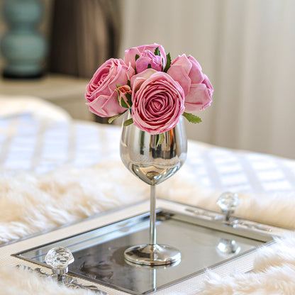 Luxurious Touch Realistic Faux Rose Flower Set for Home Décor - Moisture Preserving, Elegant Fake Roses for Wedding and Celebration Decoration