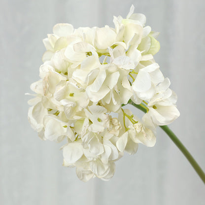 Realistic Single Stem Faux Hydrangea Flower for Home Décor - Perfect for Living Room and Wedding Decorations