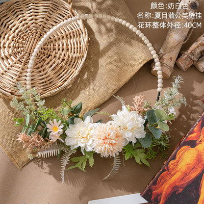 Natsume Dandelion Wall-Mounted Decor – Realistic Faux Flower Home Decoration for Weddings & Special Events – Stunning Handheld Bouquet Design CF01360