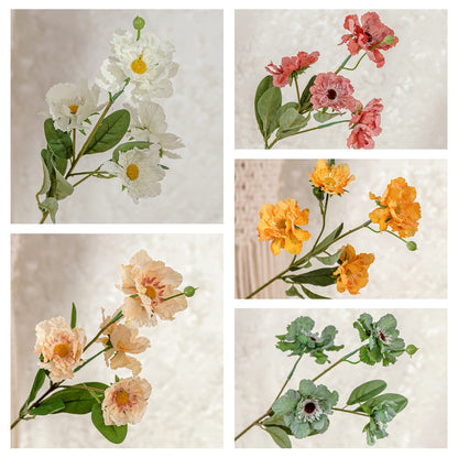 Single Stem Wheel Flower - Realistic Ins Style Decorative Faux Flower for Home Decor and Wedding Arrangements - YC1064