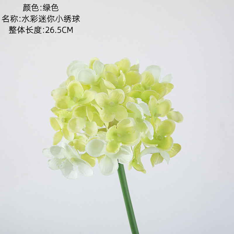 Lifelike Hydrangea Artificial Flower Plant for Stunning Wedding Bouquets - Perfect for Home Decoration, Backdrop Flower Walls, and Photography Styling MW07354