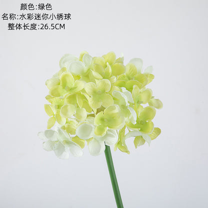 Lifelike Hydrangea Artificial Flower Plant for Stunning Wedding Bouquets - Perfect for Home Decoration, Backdrop Flower Walls, and Photography Styling MW07354