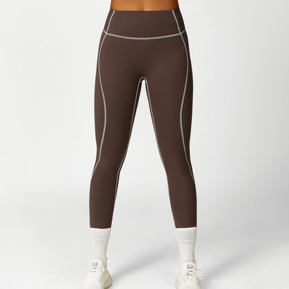 High Waisted Yoga Pants and Sports Bra Set Sculpting Leggings with No Show Lines for Comfort and Style