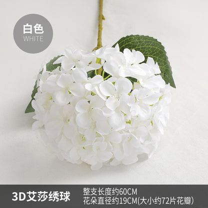 Stunning Faux Hydrangea Bouquet for Wedding Decor and Home Decoration – 3D Printed Elsa-inspired Floral Arrangement for Living Room Elegance