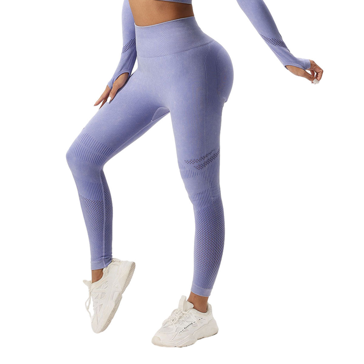 Seamless High Waisted Hollow Out Yoga Pants Peach Lift Fitness Leggings for Comfort Breathability and Support in Your Workout