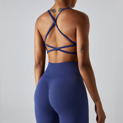 Seamless Yoga Sports Bra with Quick Dry Technology Fitness Tank Top with Gorgeous Racerback Design for Optimal Support and Comfort in Your Workout