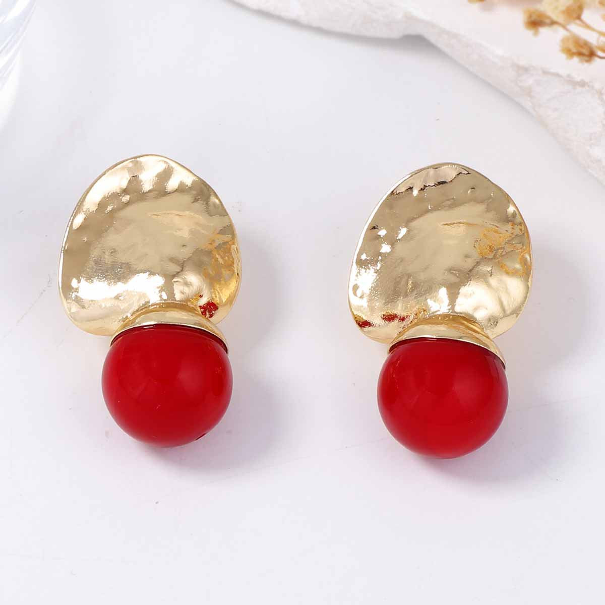 Chic Vintage-Inspired Alloy Shell Drop Earrings - Unique Lightweight Design for Effortless Elegance