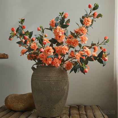 Artificial Camellia Flowers for Weddings - Rustic Home Decor, Perfect for Table Arrangements and Window Displays