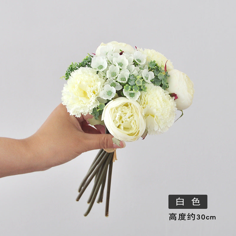 Stunning Artificial Flower Bouquet for Weddings - Enhance Your Home Decor with Luxurious Faux Floral Arrangement featuring Realistic Starry Sky and Lotus Blooms