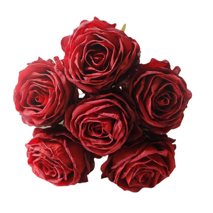 Lifelike Lychee Rose Faux Flowers for Living Room Decor - Elegant Artificial Floral Arrangements for Dining Tables and Home Styling - Lightweight, Luxurious Vases & Beautiful Dry Flower Bouquets