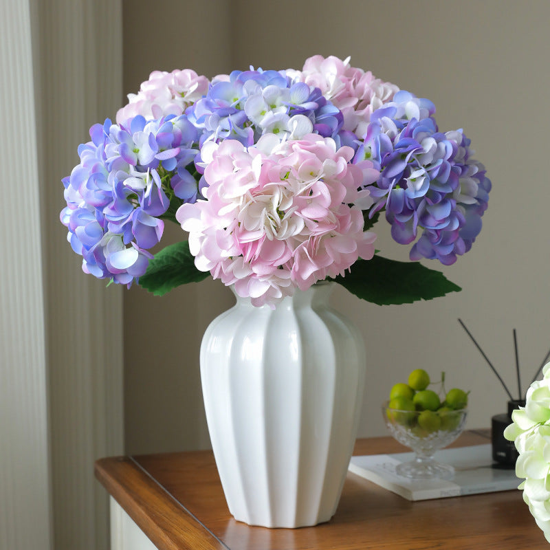 Luxurious Faux Single Large Hydrangea - High-Quality, Soft Touch, Moisture-Resistant Royal Hydrangea - Perfect for Hotel Floral Decor, Weddings, and Special Events