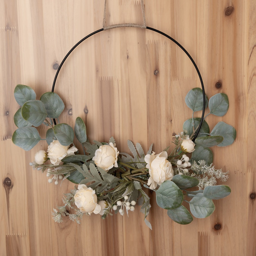 Stunning Kiriel Decorative Wall Hanging – Elegant Faux Floral Bouquet for Home Décor, Wedding Celebrations, and Special Events – CF01001