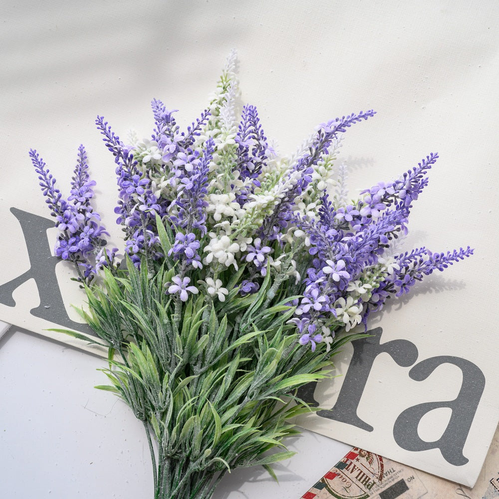 Mag Flower Lavender Artificial Plants - Realistic Home Decoration, Perfect for INS Aesthetic, Ideal for All Occasions - Model MW56669