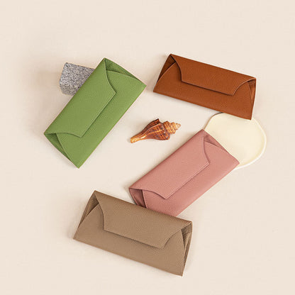 Long Leather Wallet for Women Korean Style Genuine Top Layer Cowhide Card Holder with Multiple Card Slots and Sophisticated Design