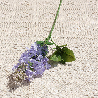 Lifelike Purple Lilac Artificial Flower Stem - Perfect for Home Decor, Weddings, Hotels, and Event Styling